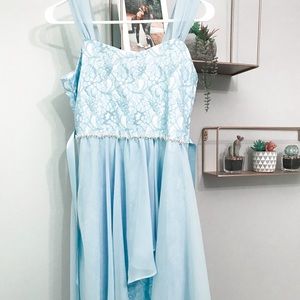 Blue Junior formal dress never worn new with tags